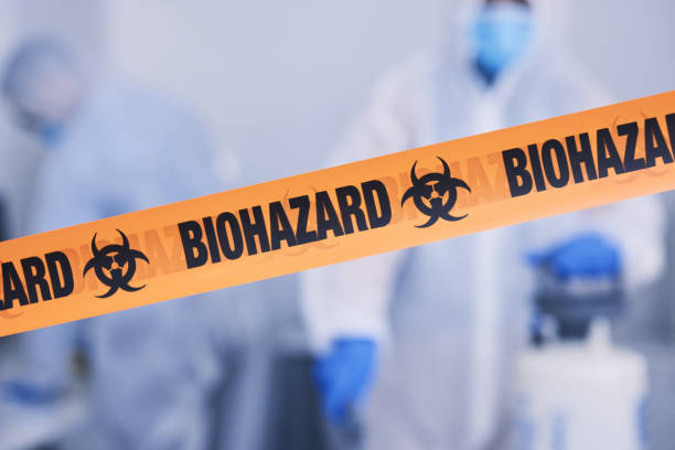 Professional Biohazard technician working in Paris, AR
